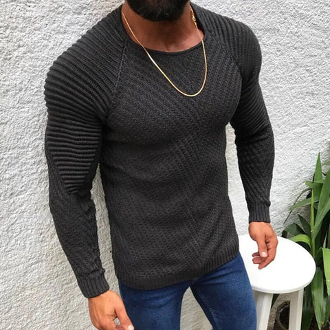 Nikko - Lässiger, taillierter Strickpullover für Herren
