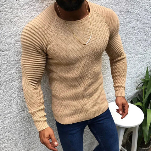 Nikko - Lässiger, taillierter Strickpullover für Herren