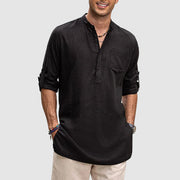 Josiah - Atmungsaktives Langarmshirt im Casual-Stil