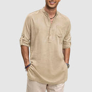Josiah - Atmungsaktives Langarmshirt im Casual-Stil