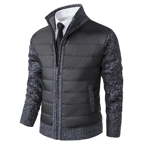 Andrew - Klassische, dicke, warme Strickjacke