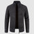 Bastian - Stilvolle Strickjacke mit Reißverschluss und geometrischem Muster für Herren
