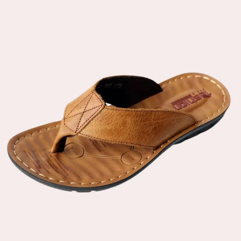 Tristan - Bequeme und Stilvolle Vegan Ledersandalen für Herren