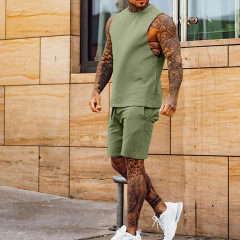 Ashton - Tanktop- und Shorts-Set für Herren