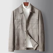 Aleandro - Klassische, elegante Knopfjacke mit Revers für Herren