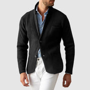 Bernie - Eleganter, warmer Strickblazer mit Knöpfen für Herren