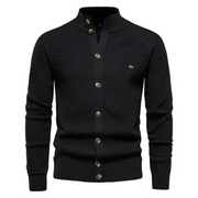 Arthuro - Lässige, warme Strickjacke mit Knöpfen für Herren