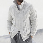 Clinton - Vielseitiger, lässiger Cardigan-Pullover mit Reißverschluss