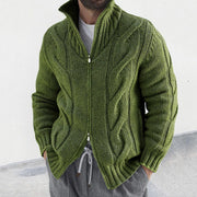 Clinton - Vielseitiger, lässiger Cardigan-Pullover mit Reißverschluss