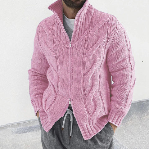 Clinton - Vielseitiger, lässiger Cardigan-Pullover mit Reißverschluss