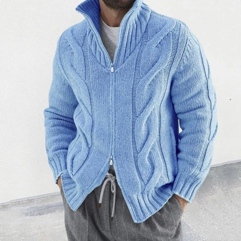Clinton - Vielseitiger, lässiger Cardigan-Pullover mit Reißverschluss