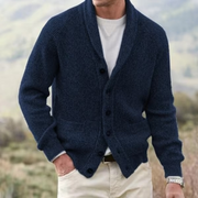 Garrett - Klassische Strickjacke mit Schalkragen und Taschen für Herren