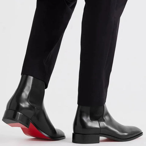 Samuel - Herrenstiefel mit roter Sohle