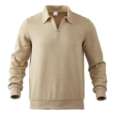 Ronan - Stylischer Polo-Pullover mit Reißverschluss für Herren