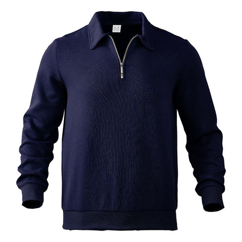 Ronan - Stylischer Polo-Pullover mit Reißverschluss für Herren
