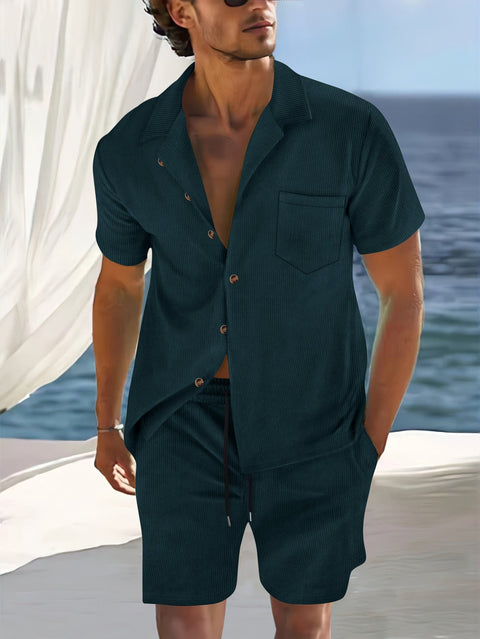 Hussain - Lässiges, stylisches Polohemd und kurze Hose für Herren