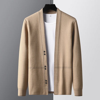Edgar - Lässiger, stilvoller, locker sitzender Cardigan für Herren