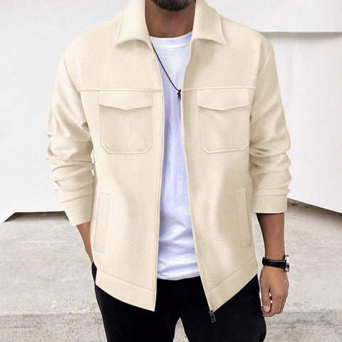 Dirk - Stylische Cargo-Jacke mit Reißverschluss für Herren