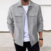 Dirk - Stylische Cargo-Jacke mit Reißverschluss für Herren