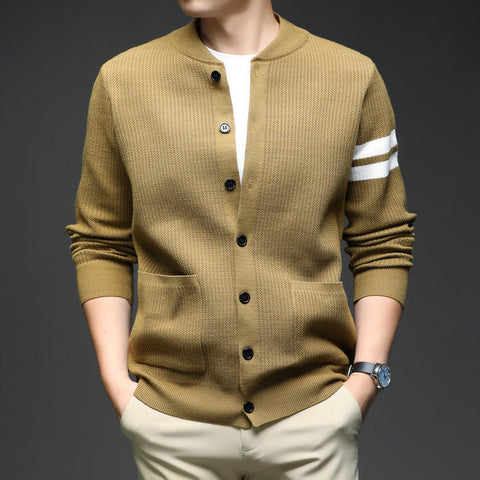 Janno - Lässige Strickjacke mit Knöpfen für Herren