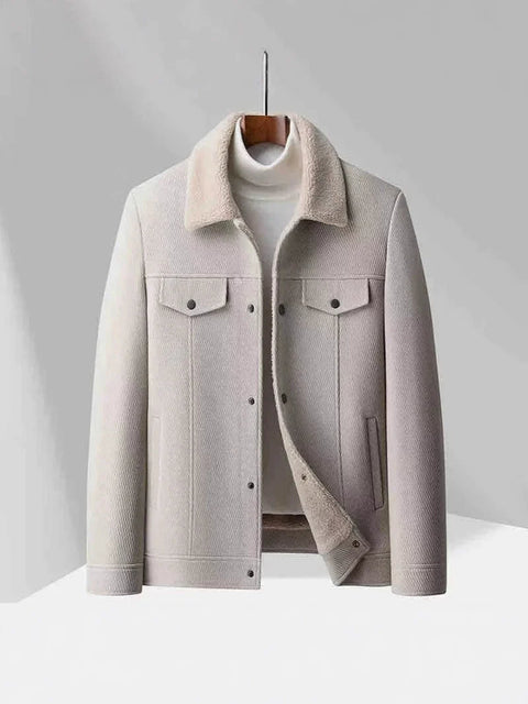 Giovan - Stilvolle, mit Wolle gefütterte Samtjacke für Herren