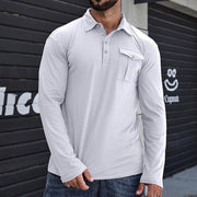 Bronson - Stilvolles, lässiges Langarm-Poloshirt