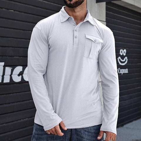 Bronson - Stilvolles, lässiges Langarm-Poloshirt