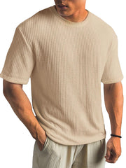 Wade - Lässiges Strick-T-Shirt für Herren