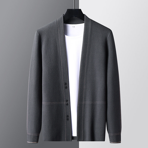 Edgar - Lässiger, stilvoller, locker sitzender Cardigan für Herren