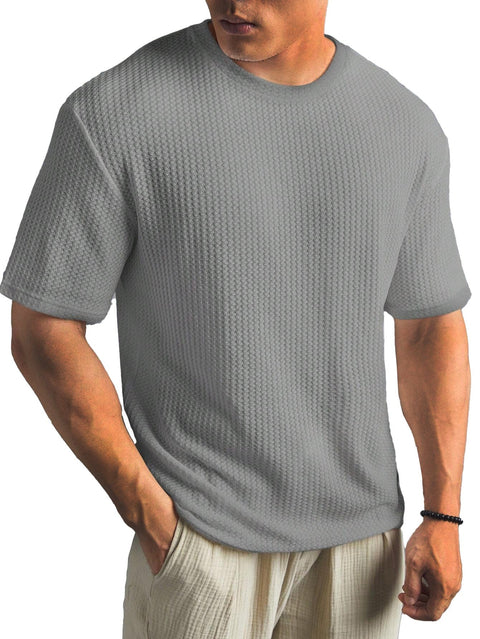 Wade - Lässiges Strick-T-Shirt für Herren