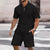 Eduard - Stilvolles lockeres Set aus Polohemd und Shorts für Herren