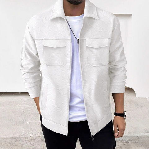 Dirk - Stylische Cargo-Jacke mit Reißverschluss für Herren