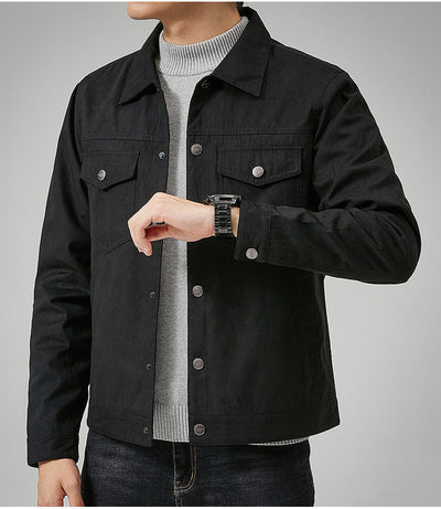 Cody - Klassische Jeansjacke mit Knöpfen und Brusttaschen für Herren