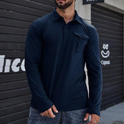 Bronson - Stilvolles, lässiges Langarm-Poloshirt