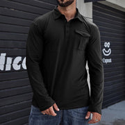 Bronson - Stilvolles, lässiges Langarm-Poloshirt