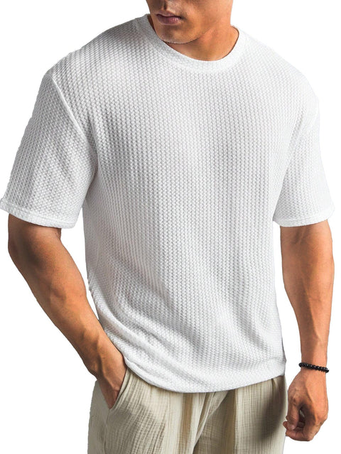 Wade - Lässiges Strick-T-Shirt für Herren
