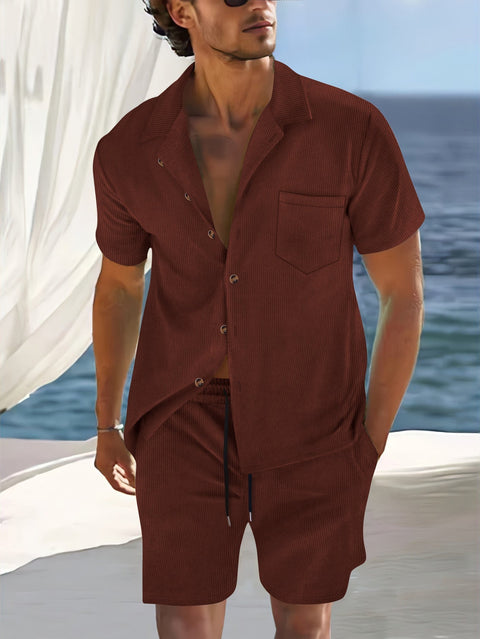 Hussain - Lässiges, stylisches Polohemd und kurze Hose für Herren