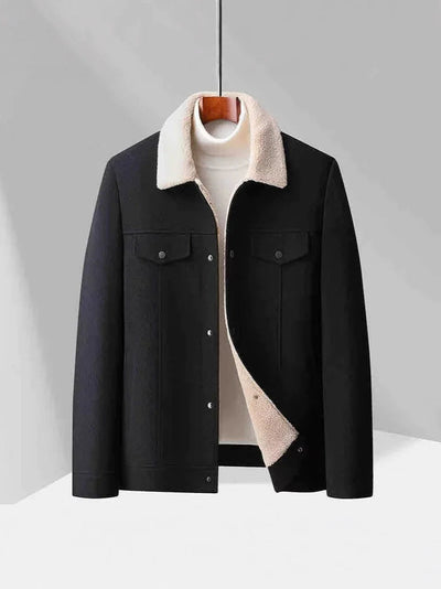 Giovan - Stilvolle, mit Wolle gefütterte Samtjacke für Herren