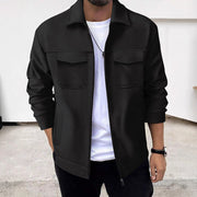 Dirk - Stylische Cargo-Jacke mit Reißverschluss für Herren