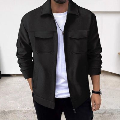 Dirk - Stylische Cargo-Jacke mit Reißverschluss für Herren