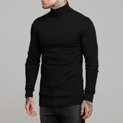 Derek - Gerippter, schmal geschnittener Rollkragenpullover für Herren