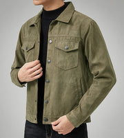 Cody - Klassische Jeansjacke mit Knöpfen und Brusttaschen für Herren