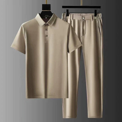 Eamon - Elegantes Polohemd- und Hosen-Set für Herren