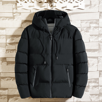 Lennard - Lässige, wattierte Slim-Fit-Jacke mit Kapuze für Herren