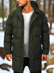 Mateo - Gesteppter langer Winter-Puffermantel für Männer