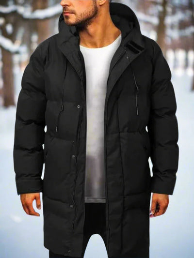 Mateo - Gesteppter langer Winter-Puffermantel für Männer