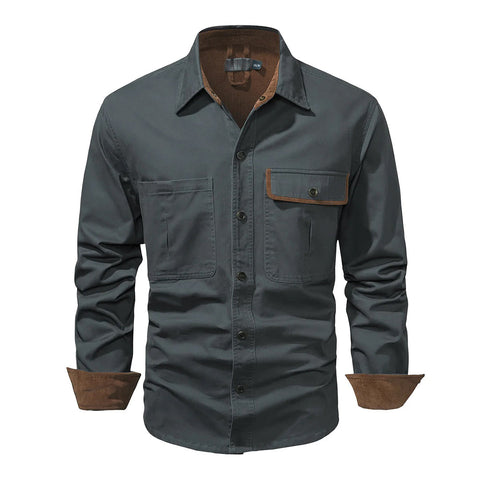 Ferrer - Klassisches Langarm-Poloshirt für Herren