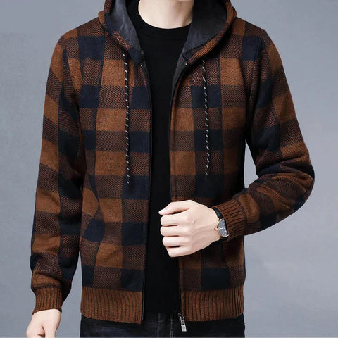 Daxton - Stilvolle, warme Jacke mit Kapuze und Reißverschluss