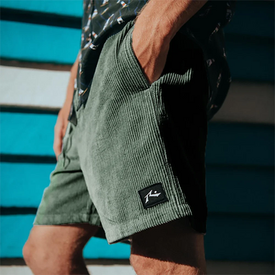 George - Cord-Sommershorts