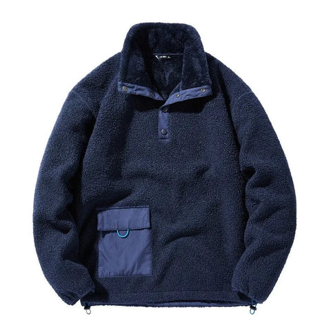 Fabian - Stilvolle Winterjacke aus dickem Fleece mit Tasche